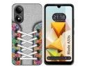 Funda Silicona para Zte Blade A33s diseño Zapatillas 04 Dibujos