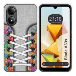 Funda Silicona para Zte Blade A33s diseño Zapatillas 04 Dibujos