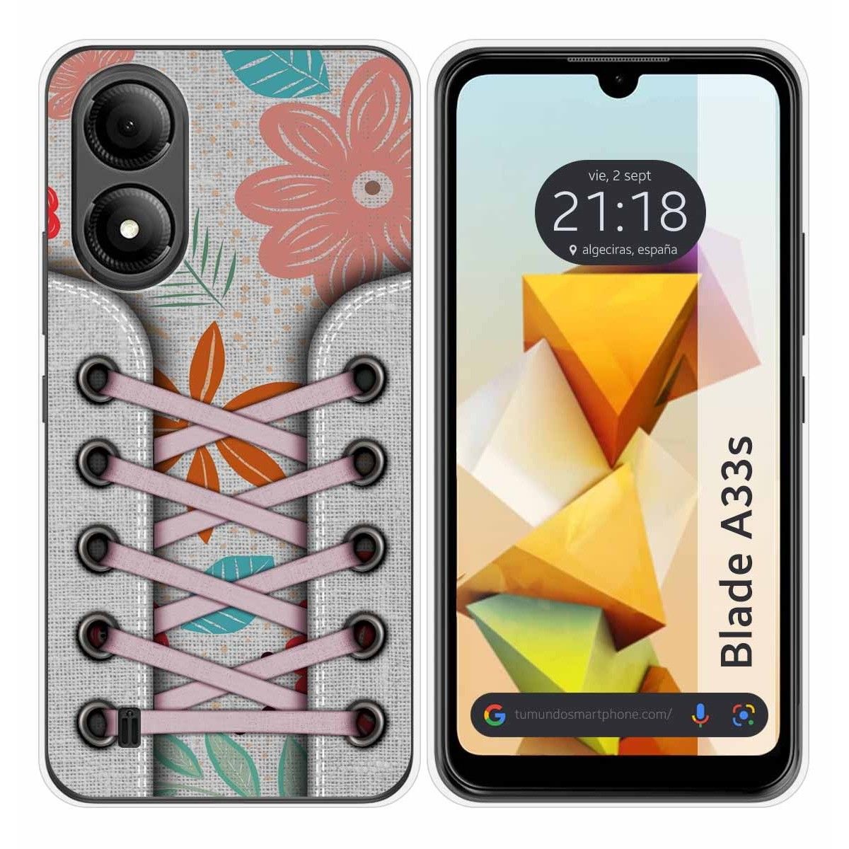 Funda Silicona para Zte Blade A33s diseño Zapatillas 09 Dibujos