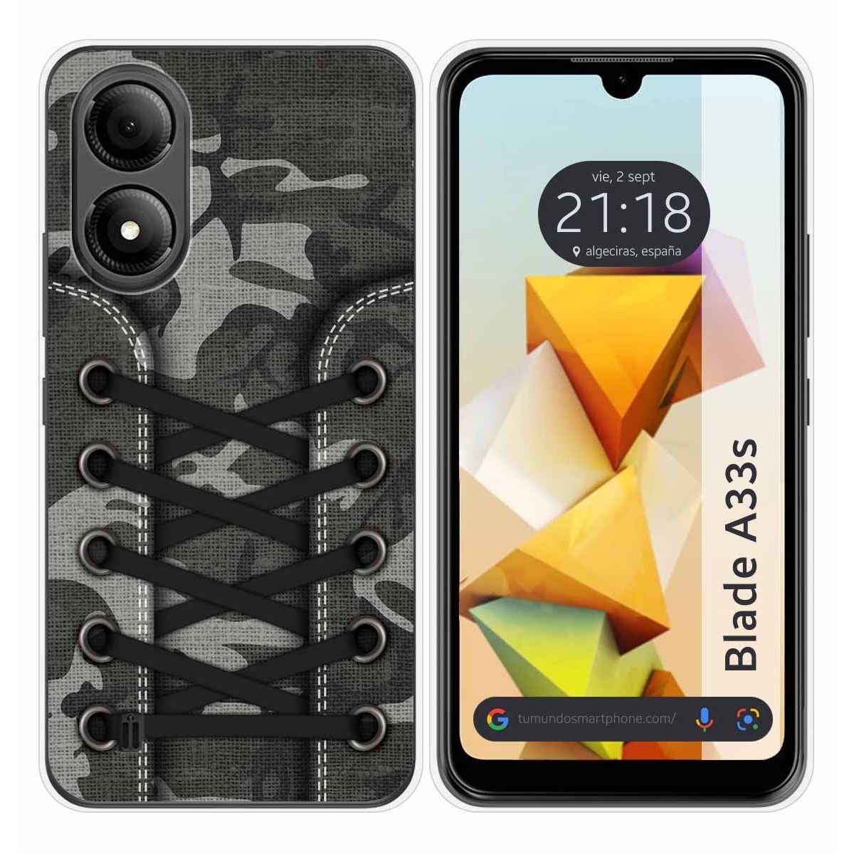 Funda Silicona para Zte Blade A33s diseño Zapatillas 15 Dibujos