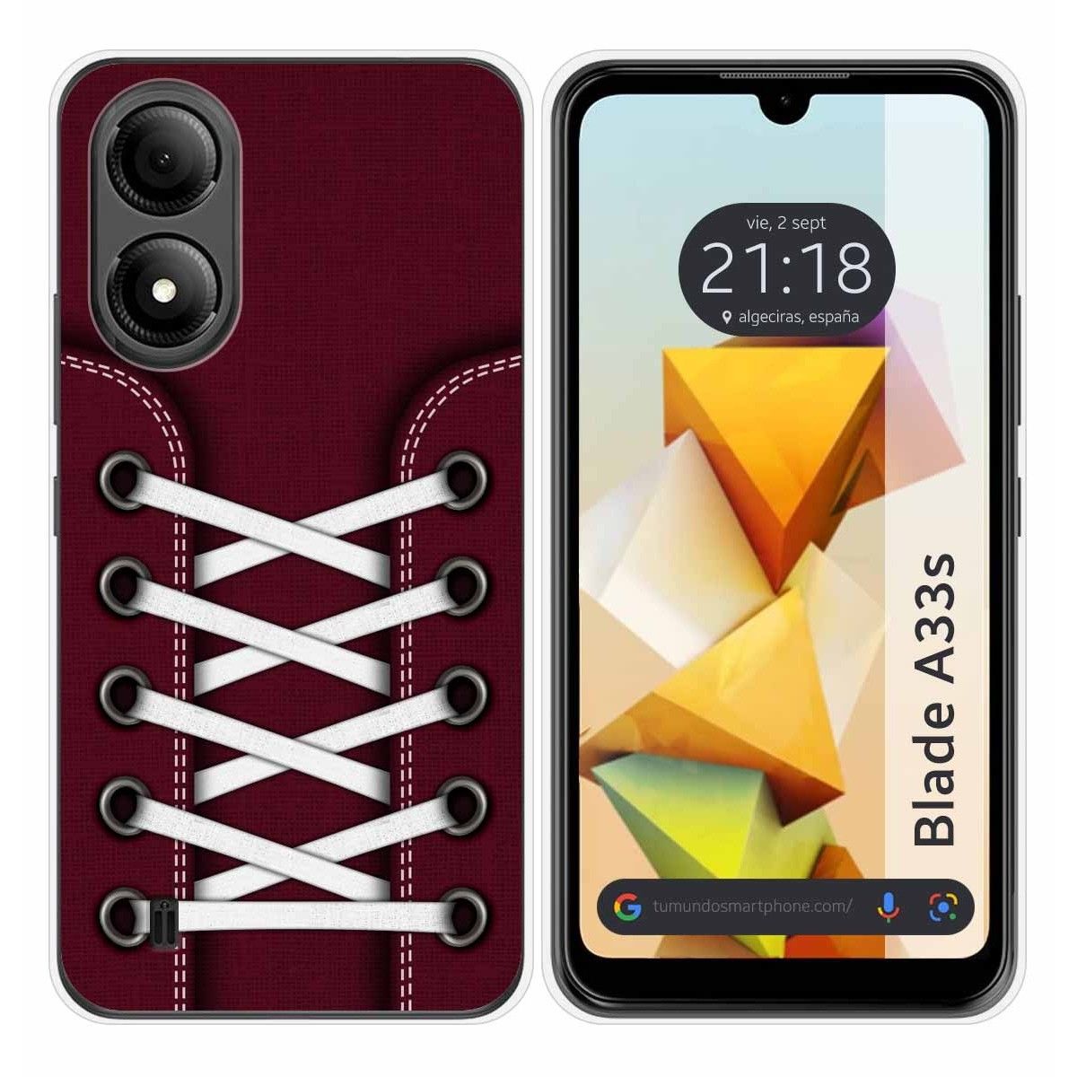 Funda Silicona para Zte Blade A33s diseño Zapatillas 17 Dibujos