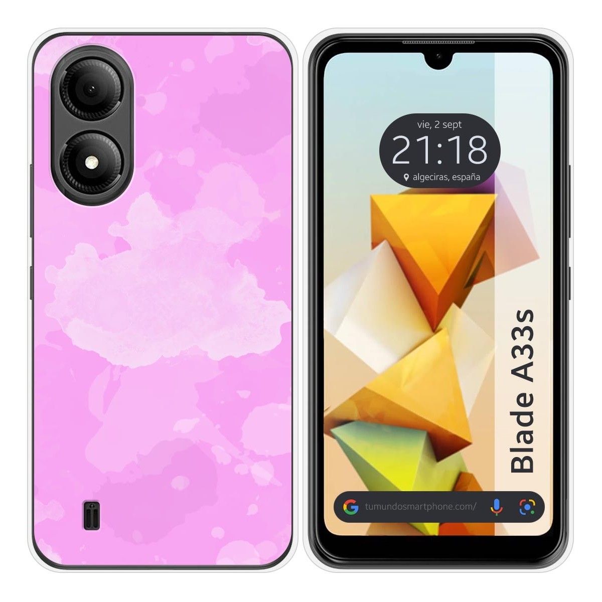 Funda Silicona para Zte Blade A33s diseño Acuarela 04 Dibujos