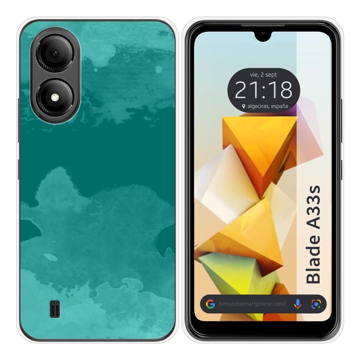 Funda Silicona para Zte Blade A33s diseño Acuarela 06 Dibujos