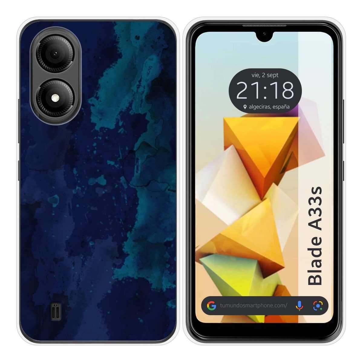Funda Silicona para Zte Blade A33s diseño Acuarela 13 Dibujos