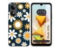 Funda Silicona para Zte Blade A33s diseño Flores 08 Dibujos