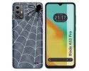 Funda Silicona Transparente para Zte Blade A53 Pro diseño Araña Dibujos