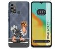 Funda Silicona Transparente para Zte Blade A53 Pro diseño Avestruz Dibujos