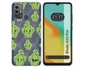 Funda Silicona Transparente para Zte Blade A53 Pro diseño Cactus Dibujos