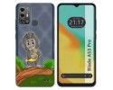 Funda Silicona Transparente para Zte Blade A53 Pro diseño Mono Dibujos