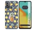 Funda Silicona Transparente para Zte Blade A53 Pro diseño Piña Dibujos