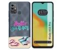 Funda Silicona Transparente para Zte Blade A53 Pro diseño Summer Dibujos