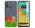 Funda Silicona Transparente para Zte Blade A53 Pro diseño Tigre Dibujos