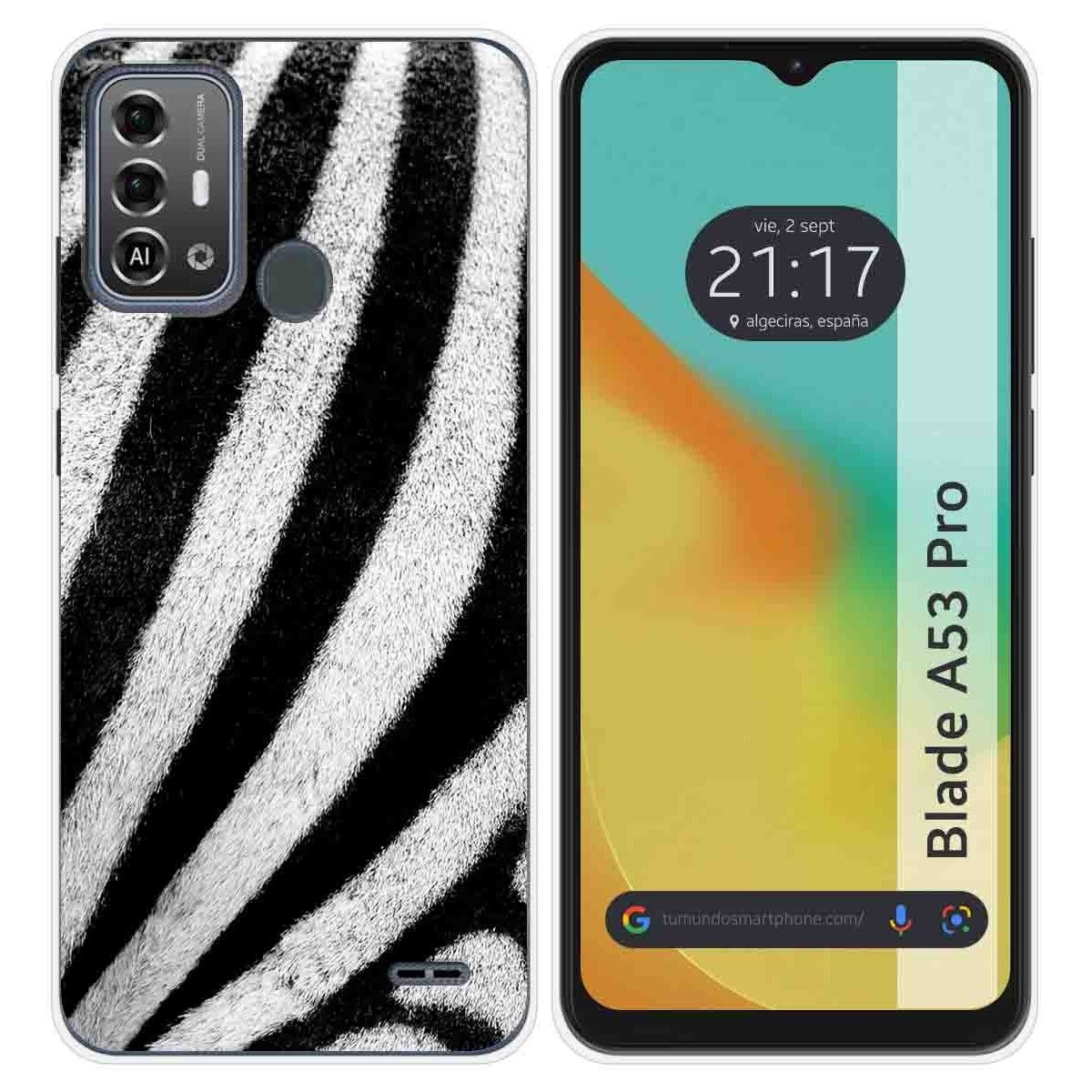 Funda Silicona para Zte Blade A53 Pro diseño Animal 02 Dibujos