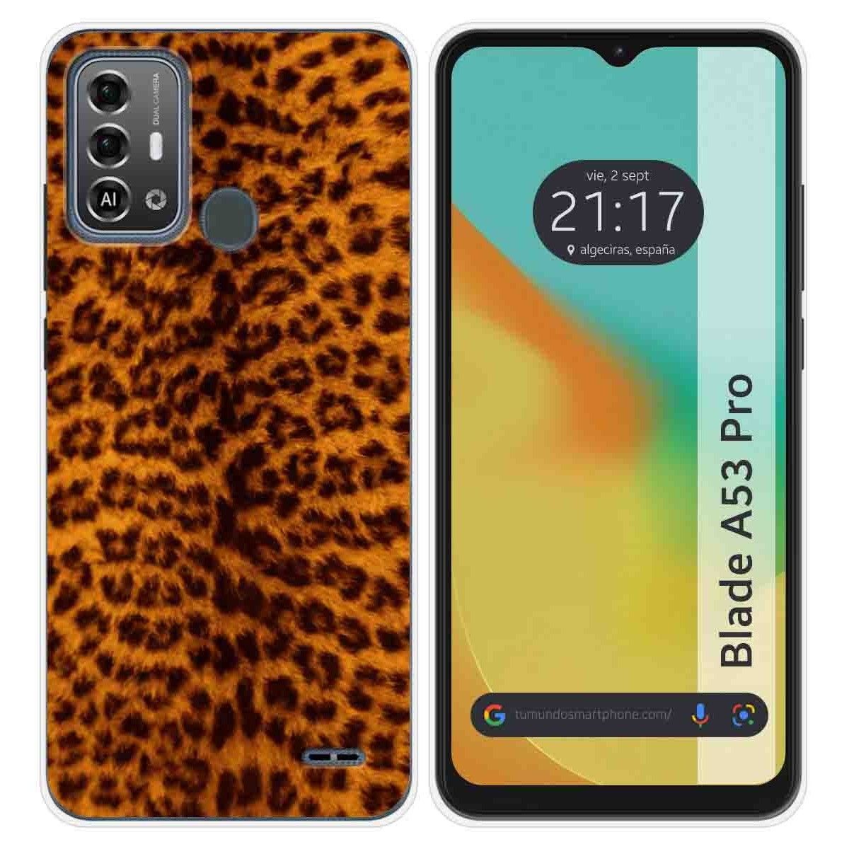 Funda Silicona para Zte Blade A53 Pro diseño Animal 03 Dibujos