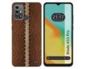 Funda Silicona para Zte Blade A53 Pro diseño Cuero 01 Dibujos