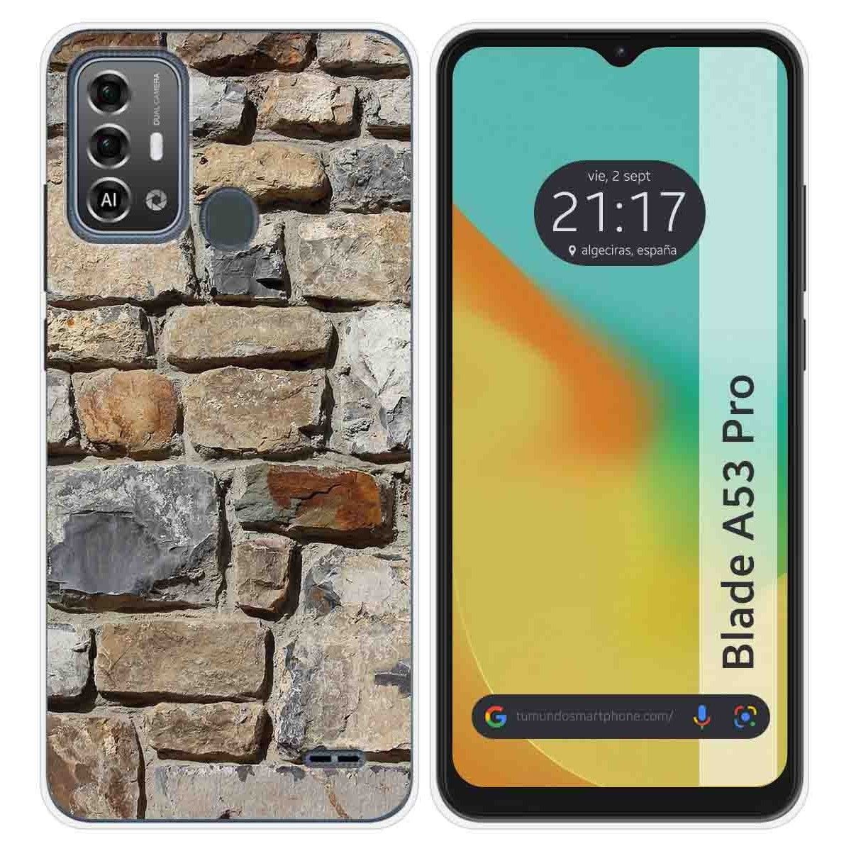 Funda Silicona para Zte Blade A53 Pro diseño Ladrillo 03 Dibujos