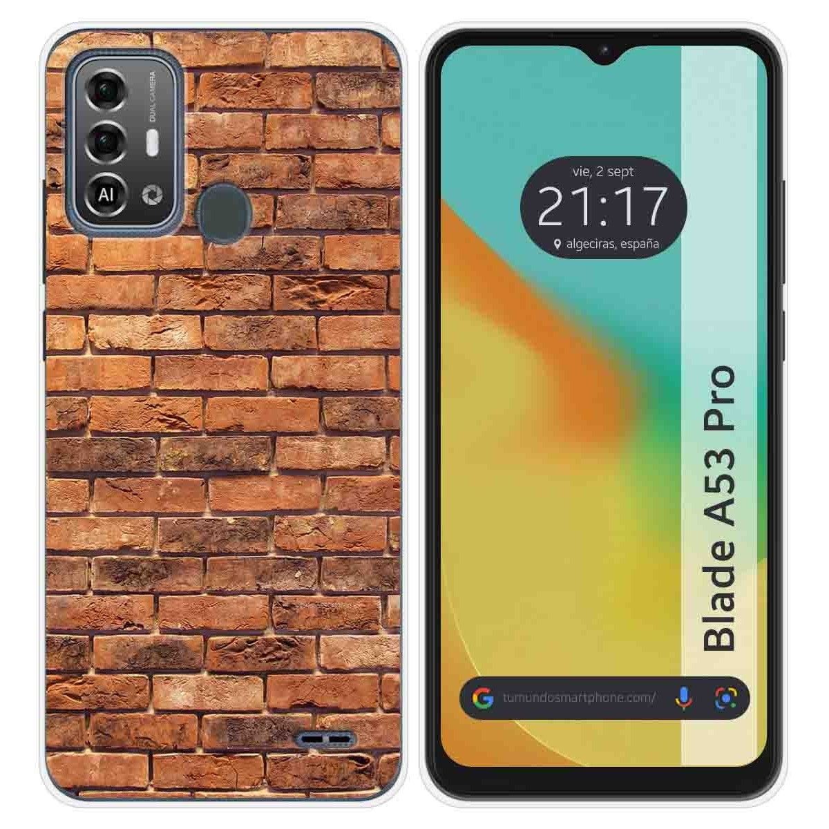 Funda Silicona para Zte Blade A53 Pro diseño Ladrillo 04 Dibujos