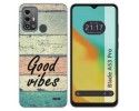 Funda Silicona para Zte Blade A53 Pro diseño Madera 01 Dibujos