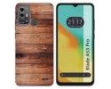 Funda Silicona para Zte Blade A53 Pro diseño Madera 02 Dibujos