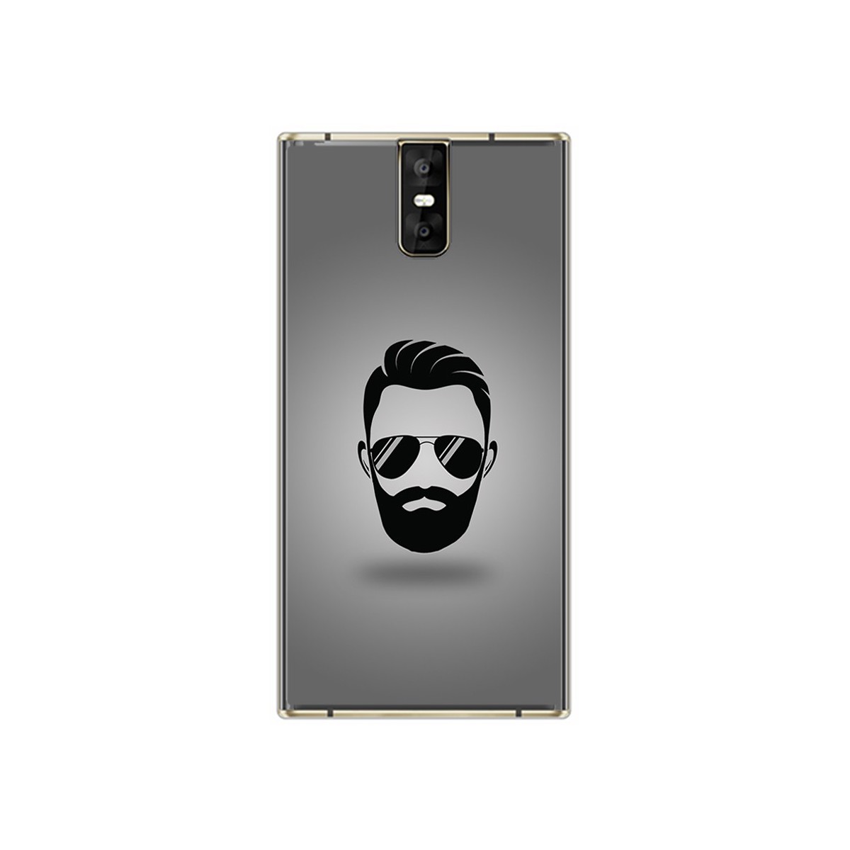 Funda Gel Tpu para Oukitel K3 Diseño Barba Dibujos