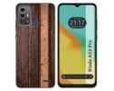 Funda Silicona para Zte Blade A53 Pro diseño Madera 05 Dibujos