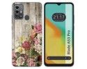 Funda Silicona para Zte Blade A53 Pro diseño Madera 08 Dibujos