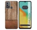 Funda Silicona para Zte Blade A53 Pro diseño Madera 09 Dibujos