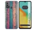 Funda Silicona para Zte Blade A53 Pro diseño Madera 10 Dibujos