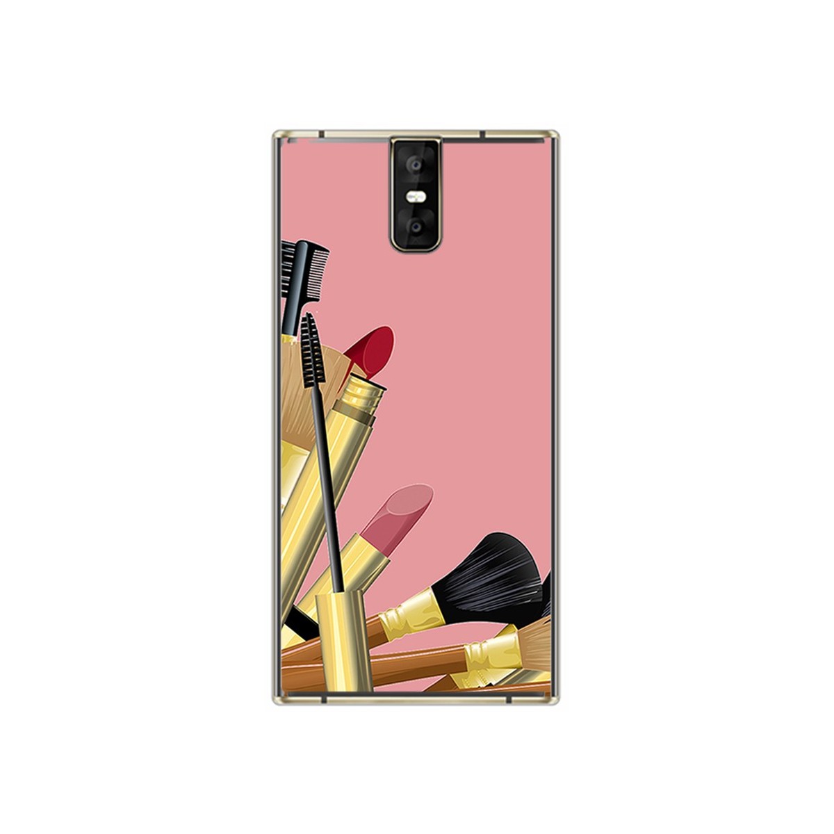 Funda Gel Tpu para Oukitel K3 Diseño Brochas Dibujos