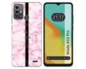 Funda Silicona para Zte Blade A53 Pro diseño Mármol 04 Dibujos