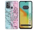 Funda Silicona para Zte Blade A53 Pro diseño Mármol 08 Dibujos
