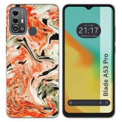 Funda Silicona para Zte Blade A53 Pro diseño Mármol 12 Dibujos
