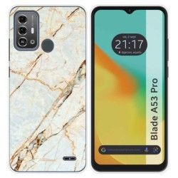 Funda Silicona para Zte Blade A53 Pro diseño Mármol 13 Dibujos