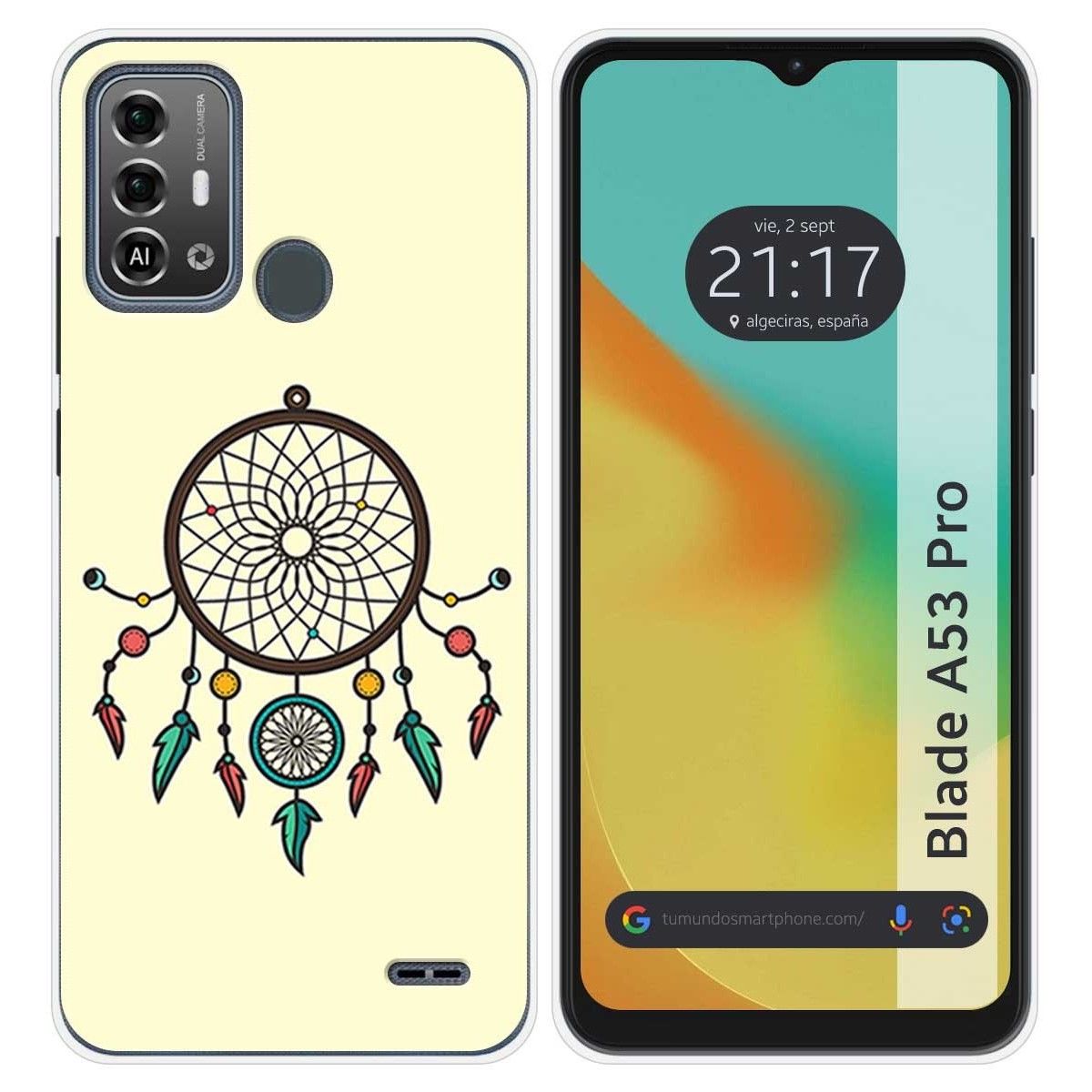 Funda Silicona para Zte Blade A53 Pro diseño Atrapasueños Dibujos