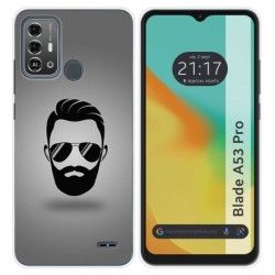 Funda Silicona para Zte Blade A53 Pro diseño Barba Dibujos