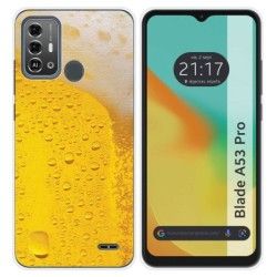 Funda Silicona para Zte Blade A53 Pro diseño Cerveza Dibujos