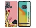 Funda Silicona para Zte Blade A53 Pro diseño Brochas Dibujos