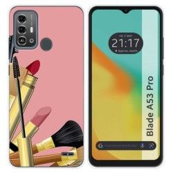 Funda Silicona para Zte Blade A53 Pro diseño Brochas Dibujos