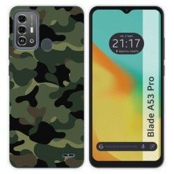 Funda Silicona para Zte Blade A53 Pro diseño Camuflaje Dibujos