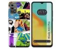 Funda Silicona para Zte Blade A53 Pro diseño Comic Dibujos