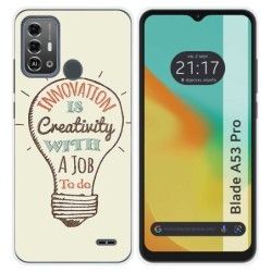Funda Silicona para Zte Blade A53 Pro diseño Creativity Dibujos