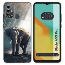 Funda Silicona para Zte Blade A53 Pro diseño Elefante Dibujos