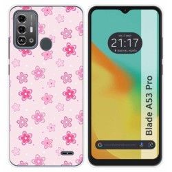 Funda Silicona para Zte Blade A53 Pro diseño Flores Dibujos