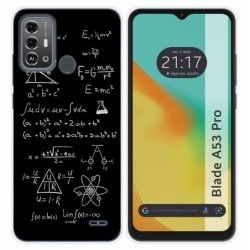Funda Silicona para Zte Blade A53 Pro diseño Formulas Dibujos