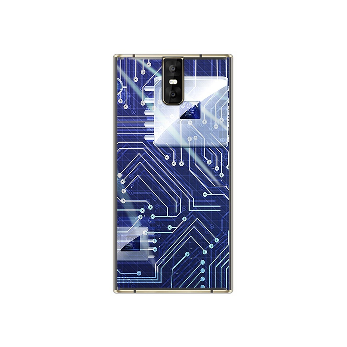 Funda Gel Tpu para Oukitel K3 Diseño Circuito Dibujos