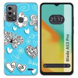 Funda Silicona para Zte Blade A53 Pro diseño Mariposas Dibujos