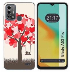 Funda Silicona para Zte Blade A53 Pro diseño Pajaritos Dibujos