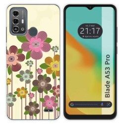 Funda Silicona para Zte Blade A53 Pro diseño Primavera En Flor Dibujos