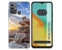 Funda Silicona para Zte Blade A53 Pro diseño Sunset Dibujos