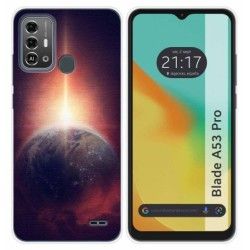 Funda Silicona para Zte Blade A53 Pro diseño Tierra Dibujos